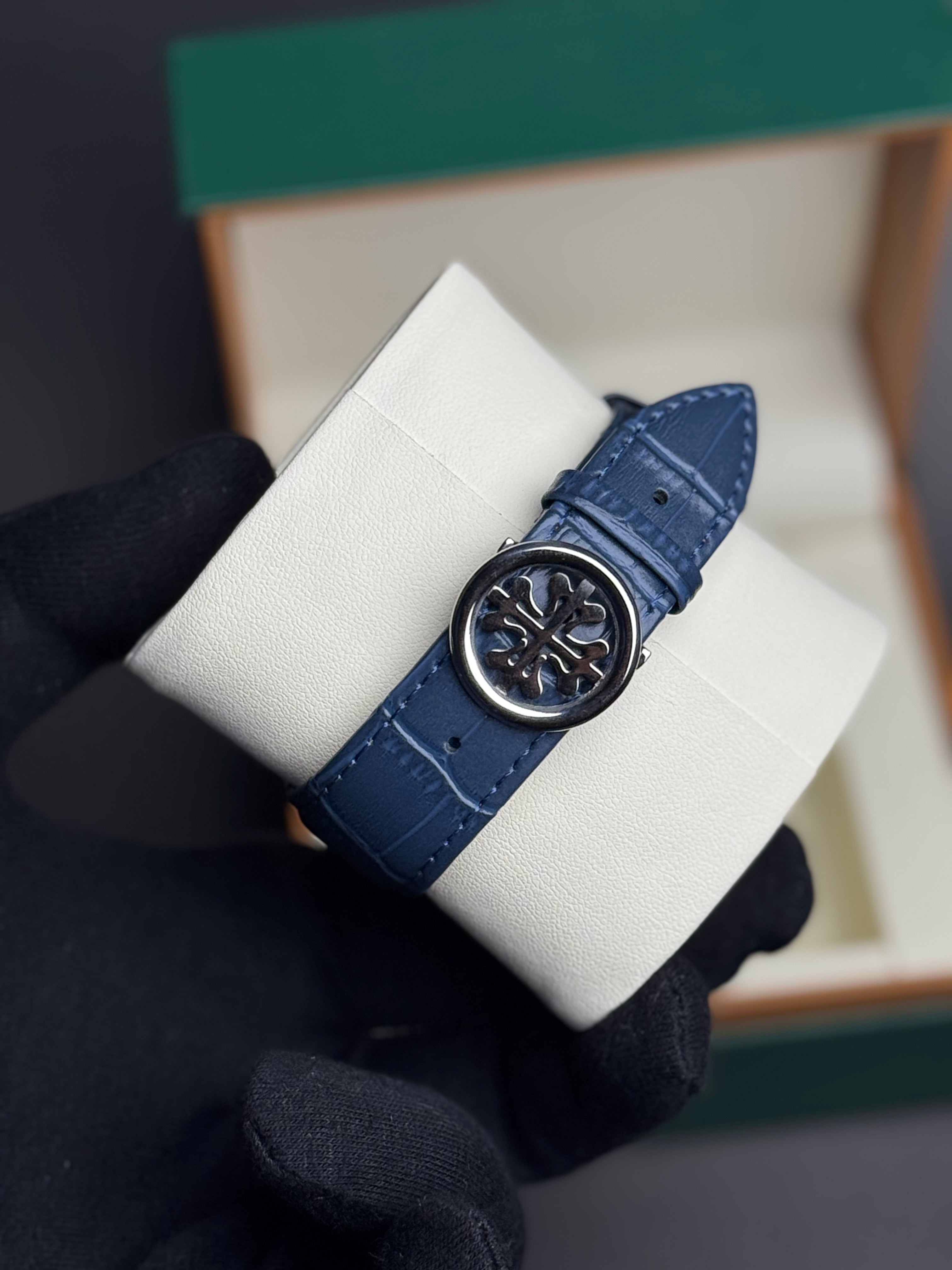 Leather Strap Patek Phillipe Blue