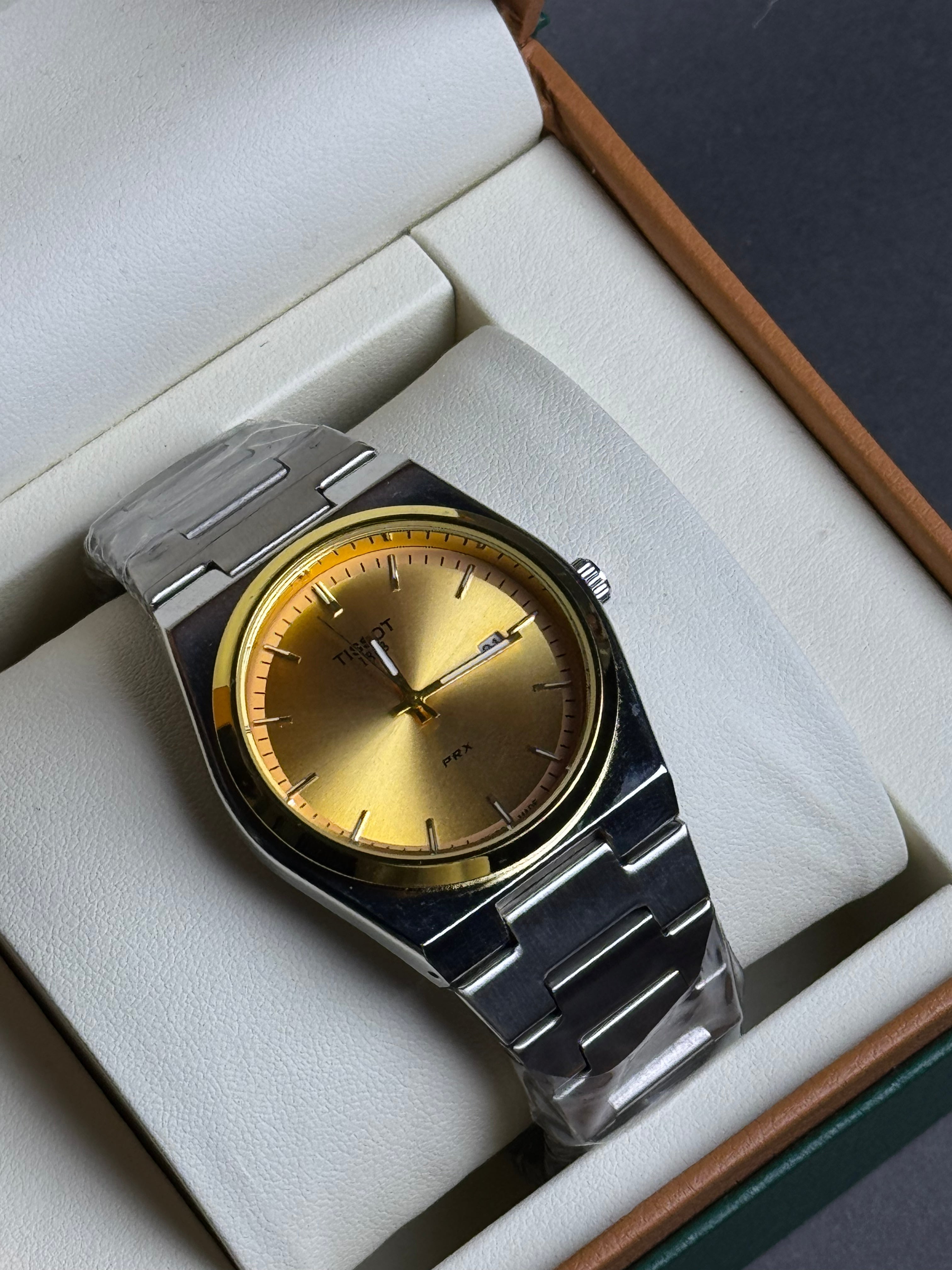 Tissot PRX Small Golden Dial