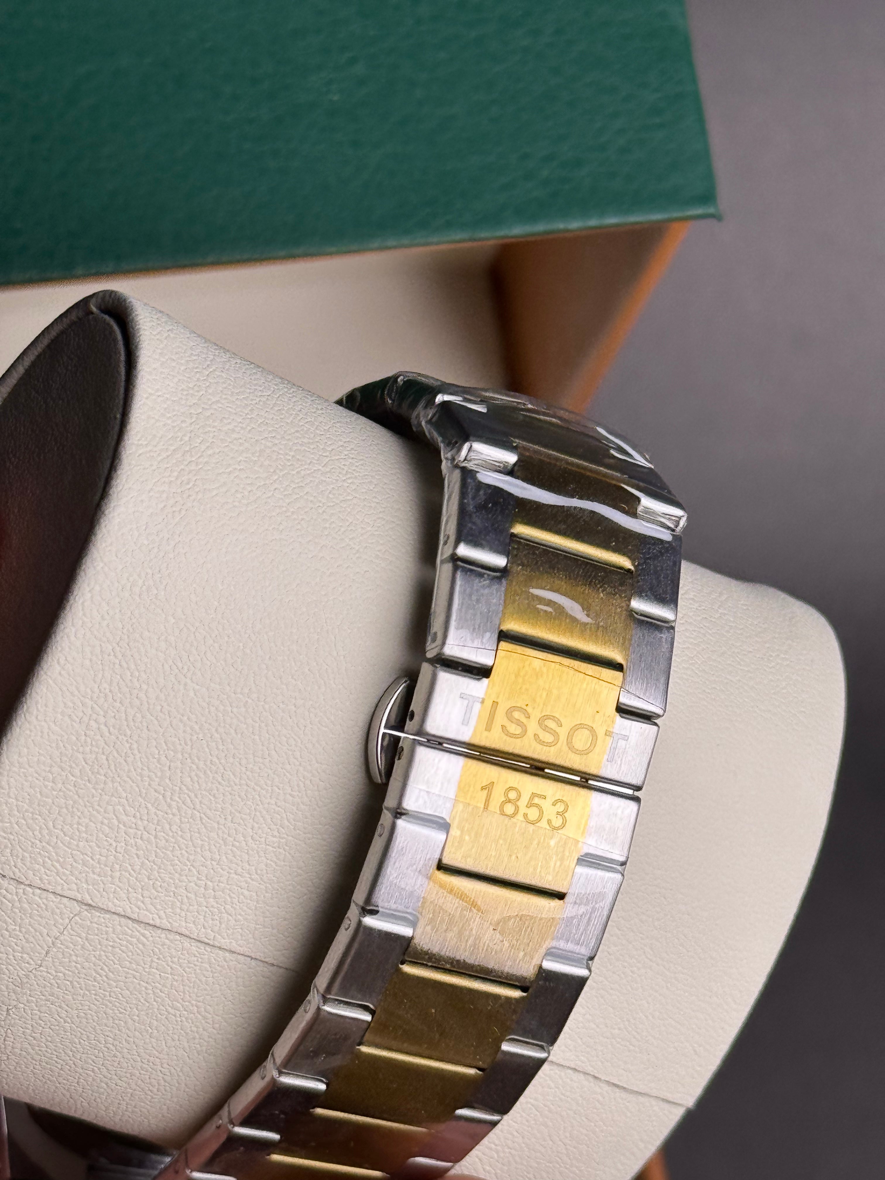 Two-Tone Tissot PRX with Green Dial